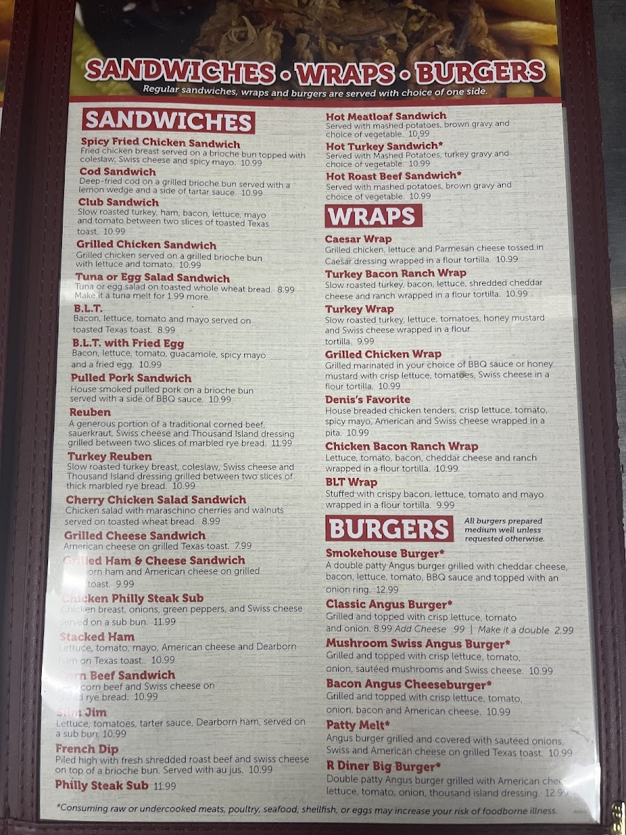 R Diner Menu - Image 5